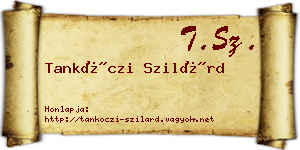 Tankóczi Szilárd névjegykártya